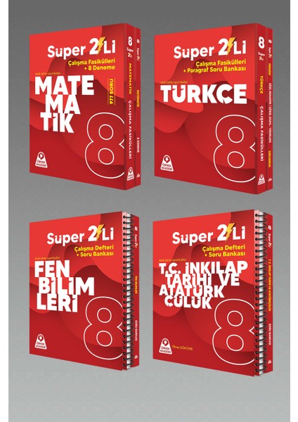 Örnek Akademi 8.sınıf 4'lü Set (Güncel Müfredat) fırsatları