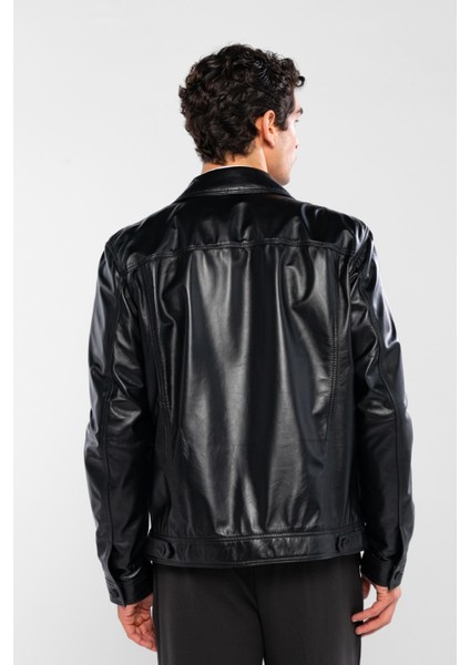 Erkek Hakiki Deri Siyah Deri Deri Mont 415 K-899 Y Erk Dr Mont Y25 Sıyah Dr modelleri