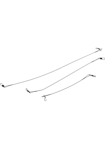 Balıkçılık Hattı 60 Pcs Paslanmaz Çelik Tel Lider 15/3/30CM Çizgi Siyah (Yurt Dışından) fiyatları