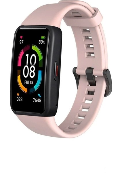 Huawei Band 6 ve Honor Band 6 Uyumlu Soft (Yüksek Kalite) Silikon Kordon Kayış