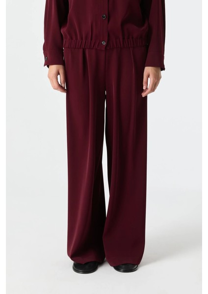 Çift Pilili Dökümlü Pantolon modelleri