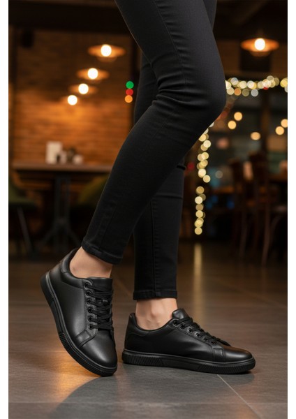 Siyah Hafif Erkek Spor Ayakkabı Mota 600 M