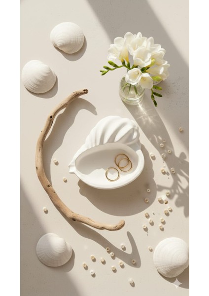 Deniz Kabuğu Görünümlü Dekoratif Tabak modelleri