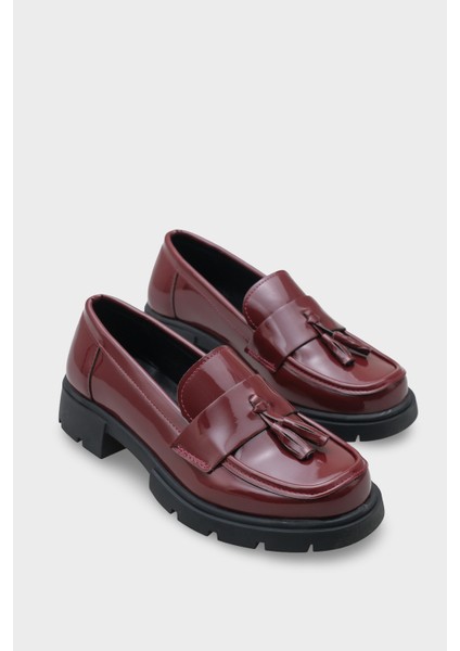 Elga Trak Tabanlı Püsküllü Kadın Loafer