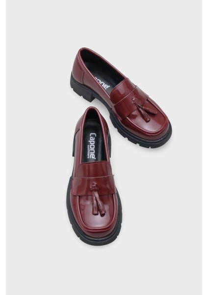 Elga Trak Tabanlı Püsküllü Kadın Loafer