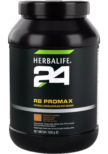 Herbalıfe 24 Rb Promax Proteince Zenginleştirilmiş Spor Gıdasıdır