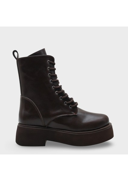 Melessa Yuvarlak Burunlu Yandan Fermuarlı Trak Tabanlı Kadın Bot fiyatları