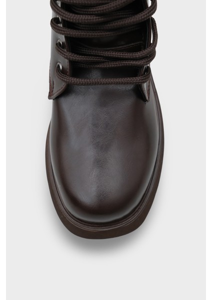 Melessa Yuvarlak Burunlu Yandan Fermuarlı Trak Tabanlı Kadın Bot modelleri