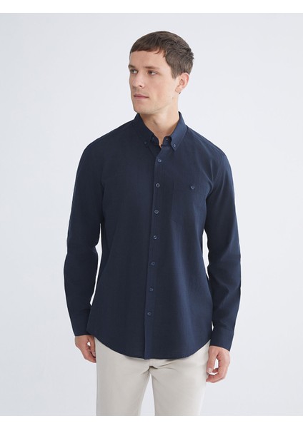 Yeni Sezon Regular Fit Uzun Kollu Erkek Gömlek
