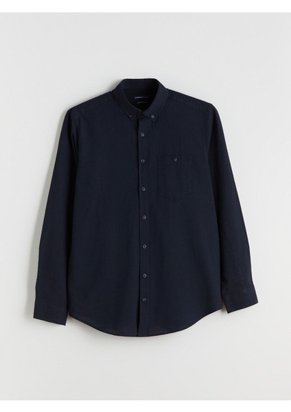 Yeni Sezon Regular Fit Uzun Kollu Erkek Gömlek indirimleri