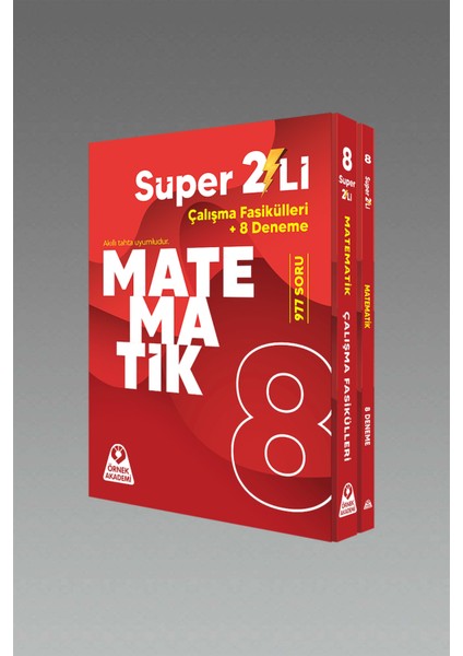 Örnek Akademi 8.sınıf Süper 2li Matematik fırsatları