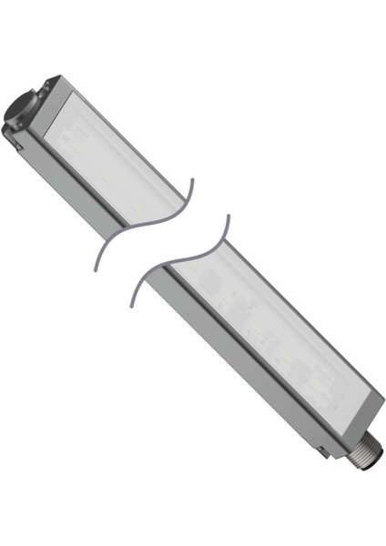 Banner WLS28-2XWGRXX3-0570DS24Q LED Işık Şeridi – 570 Mm, 3 Renkli, IP67/IP69K, M12 Qd Bağlantılı