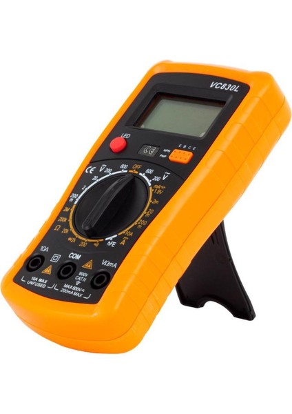 VC-830L Dijital Multimetre Ölçü Aleti Voltmetre Ampermetre Direnç Ölçer