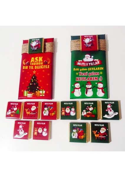 Mini Kutulu Baton Yılbaşı Çikolatası