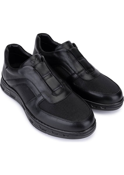 Erkek Hakiki Deri Siyah Sneakers & Spor Bot 298 3299-56602 Erk Bot SK25-26 Sıyah fiyatları