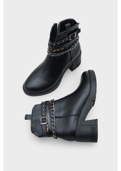 Meridith Metal Tokalı Kadın Bot