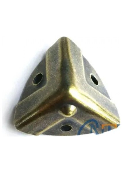 Eco Lounge Dekoratif, Kutu, Sandık Köşesi - 35X22 Mm, Küçük, Antik, 100 Adet