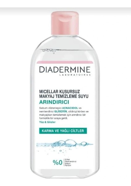 diadermine arındırıcı micellar kusursuz makyaj temizleme suyu 400 ml