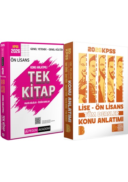 2026 Kpss Lise Ön Lisans Tüm Dersler Konu - 2026 Kpss Ön Lisans Konu Anlatımlı Tek Kitap