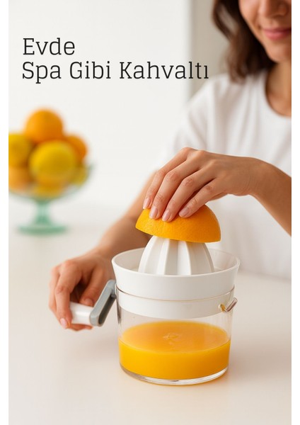 Manuel Kollu Narenciye Sıkacağı – 500 ml Kapasiteli, 17X12 Cm, Pratik ve Dayanıklı 722357