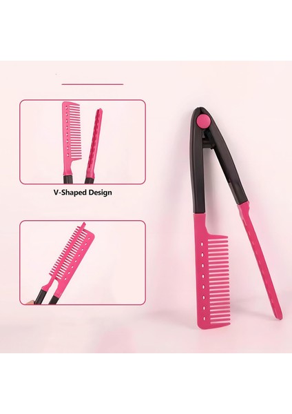 Manuel V Tipi Keratin Saç Düzleştirici – Isısız, Taraklı Saç Maşası Pratik ve Taşınabilir 722360 modelleri