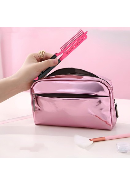 Manuel V Tipi Keratin Saç Düzleştirici – Isısız, Taraklı Saç Maşası Pratik ve Taşınabilir 722360