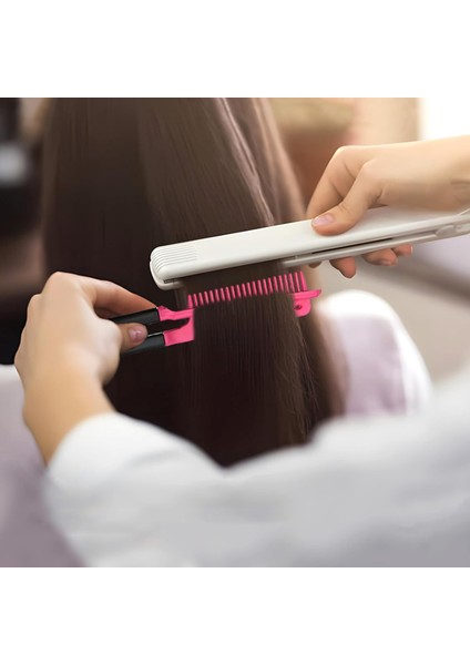 Manuel V Tipi Keratin Saç Düzleştirici – Isısız, Taraklı Saç Maşası Pratik ve Taşınabilir 722360