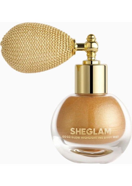 Go Go Glow Altın Vücut Vurgulayıcı Sprey – Lüks Işıltı