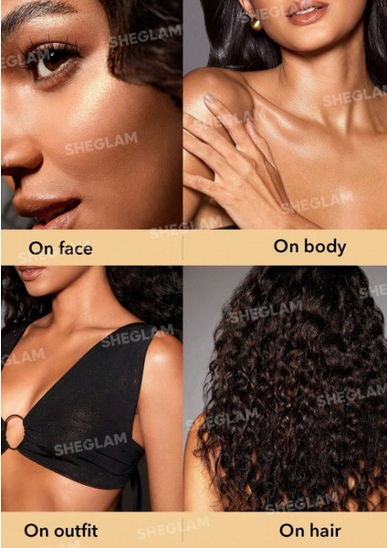 Go Go Glow Altın Vücut Vurgulayıcı Sprey – Lüks Işıltı modelleri