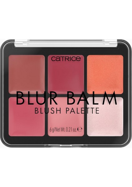 Blur Balm Blush Paleti 010 Blush Blindness 6 Renk, Yüksek Pigmentli, Vegan, 6 G