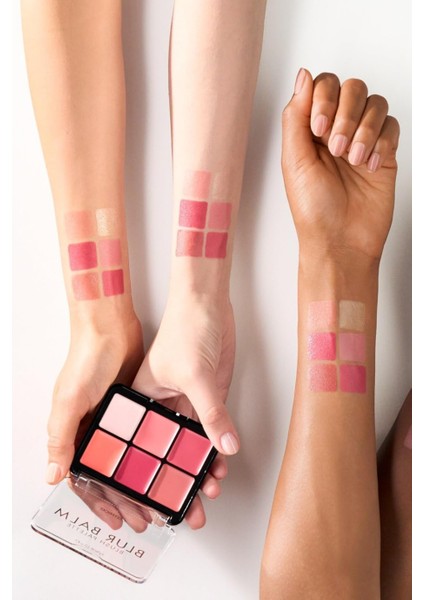 Blur Balm Blush Paleti 010 Blush Blindness 6 Renk, Yüksek Pigmentli, Vegan, 6 G indirimleri