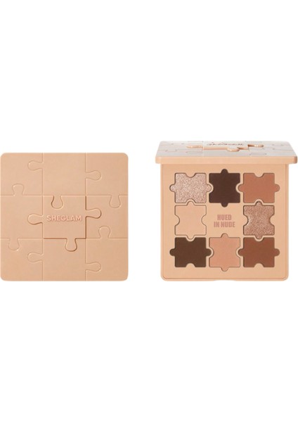Jazy Jigsaw Göz Farı Paleti – 8 Nude Ton, Kremsi & Uzun Kalıcı