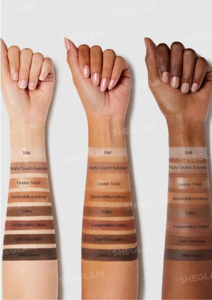 Wonka Bar Göz Farı Paleti,8 Renkli, Çikolata Kokulu, Uzun Kalıcı modelleri