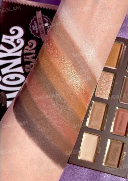 Wonka Bar Göz Farı Paleti,8 Renkli, Çikolata Kokulu, Uzun Kalıcı fırsatları