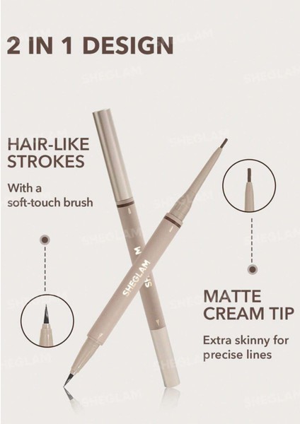 Espresso Kaş Kalemi,suya Dayanıklı, Uzun Ömürlü 2’si 1 Arada fırsatları