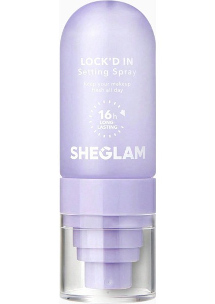 Lock'd In Sabitleyici Sprey,mat ve Kalıcı Makyaj