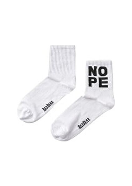 Nope Uzun Beyaz Erkek Çorap 1 Adet Rahat Kullanım İçin Tasarlandı fiyatları