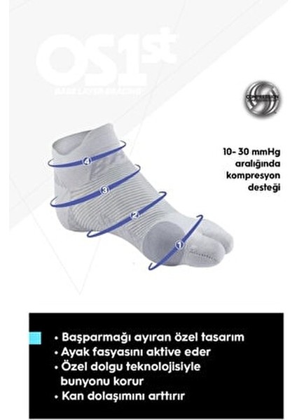 Br4 Bunyon Çorap Ayak Sağlığı İçin Destekleyici Tasarım 33-36 Numara