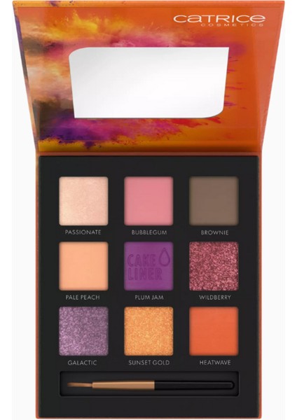 Çok Renkli Vegan Göz Farı Paleti 9 Yüksek Pigmentli Ton modelleri