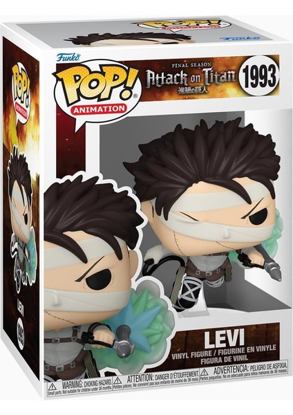 Pop! Attack On Titan Levi Ackerman (Sp-1) Vinil Figür