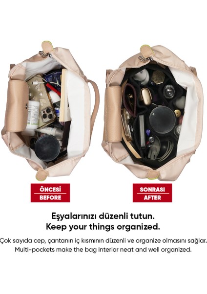 Zipterra LK-Kadın Çanta Içi Organizer-Longch. Çantaya Uygun indirimleri