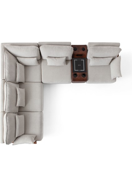 Soft Large Köşe Berjer Takımı Ses Sistemli