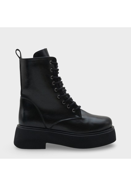 Melessa Yuvarlak Burunlu Yandan Fermuarlı Trak Tabanlı Kadın Bot fiyatları