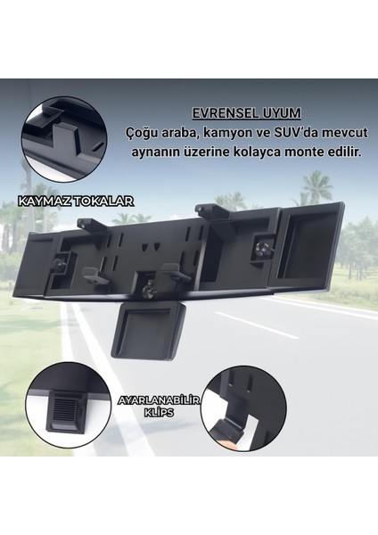 Dışbükey Geniş Açılı Araç Dikiz Aynası Ayarlanabilir Kör Nokta Aynası Araç Içi Kontrol Aynası fırsatları