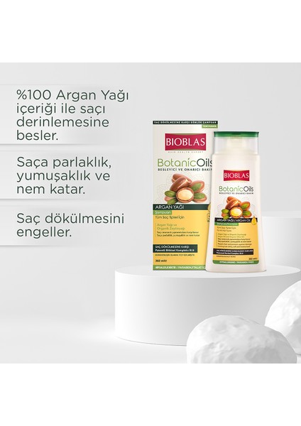 Botanic Oils Argan Yağı Şampuan 360 ml Onarıcı Parabensiz modelleri