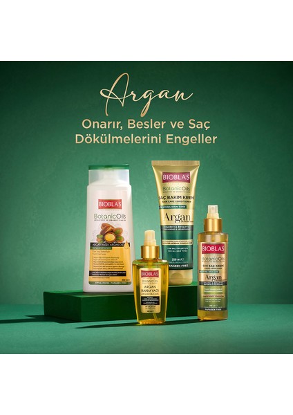 Botanic Oils Argan Yağı Şampuan 360 ml Onarıcı Parabensiz fırsatları