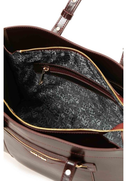 Cluses 5pr Bordo Kadın Omuz Çantası indirimleri