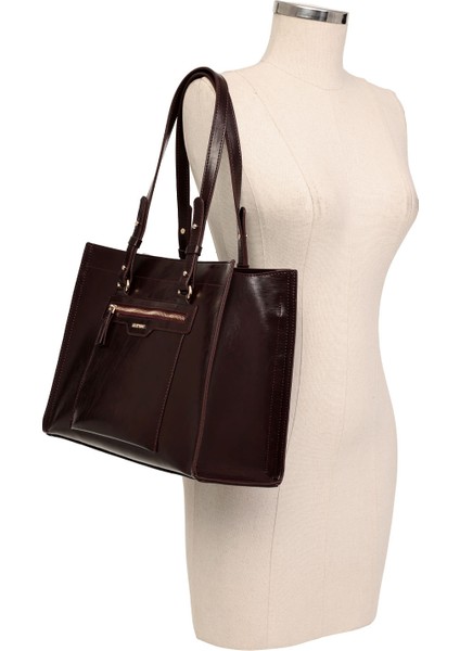 Cluses 5pr Bordo Kadın Omuz Çantası