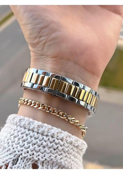 Çelik Kordonlu 2 Yıl Garantili 3 Atm Suya Dayanıklı Kadın Kol Saati+Bileklik BD.10070.3 modelleri