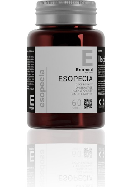 Esopecia Saç Dökülmesi ,Tırnak Ve Cilt İçin Kollojen Biotin, Keratin, At Kuyruğu, Selenyum Takviye Edici Vitamin